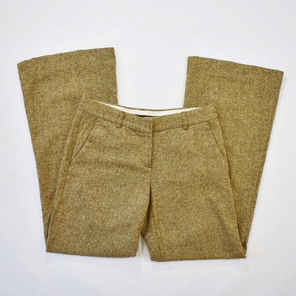Theory Pants - Theory Virgin Wool Tweed Pant-Wide Leg-Size 6